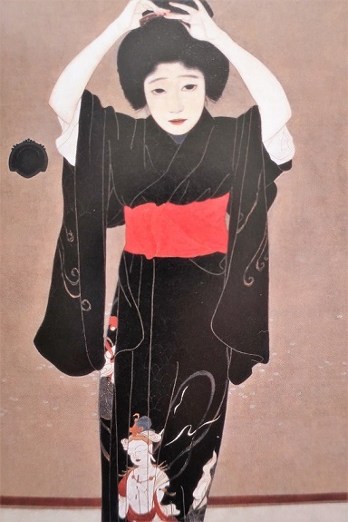 妖艶で頽廃美漂う画風を展開し、画壇の悪魔派と呼ばれた北野恒富