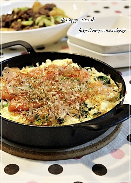 山食で目玉焼きサンド弁当と今夜はスキレットでおうちごはん♪_f0348032_17501250.jpg