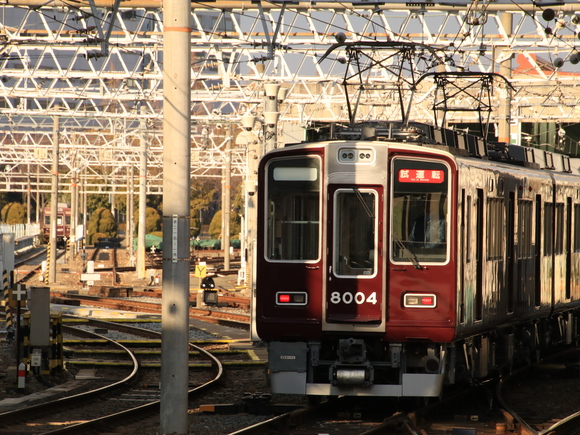 阪急８００４F　床下機器更新　試運転_d0202264_22132487.jpg