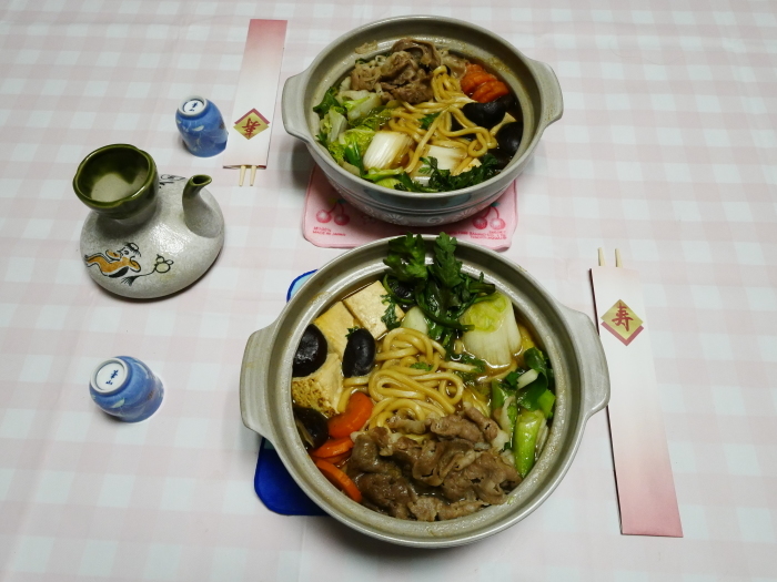 　　すき焼きうどん　　２０１８-０２-１６　００：００_b0093754_23542064.jpg