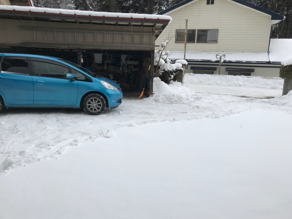 やっと車を掘り出しました_d0322040_09485080.jpg