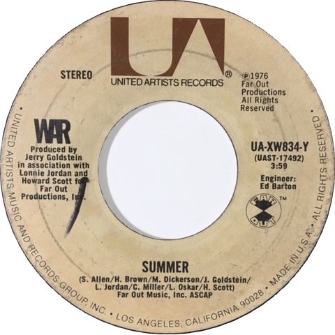 War ‎– Summer / All Day Music_c0212161_23442959.jpeg