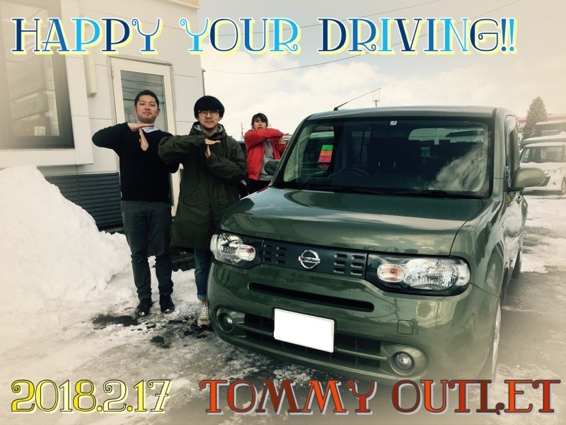 2月17日(土)☆TOMMYアウトレット☆あゆブログ(。・ω・。) キューブH様納車☆アルファードS様ご成約♪_b0127002_16180187.jpg