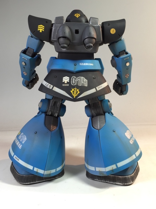 MG 1/100 MS-09 ドム ランバ・ラル専用機 戦場風 改修塗装完成品