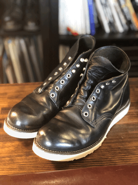 レッドウイング Vibram#4014 オールソール修理_b0310556_21002979.gif