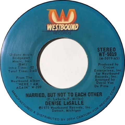 Denise LaSalle ‎– Married, But Not To Each Other / Who\'s The Fool_c0212161_21535908.jpeg