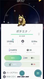 色違いポチエナと京都産レックウザをゲットしたぜ Lovely Nana