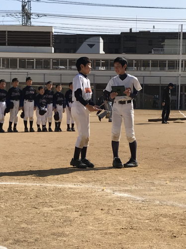 芦屋野球協会長旗大会決勝戦 Vs芦屋ベアーズ 浜風スターズ