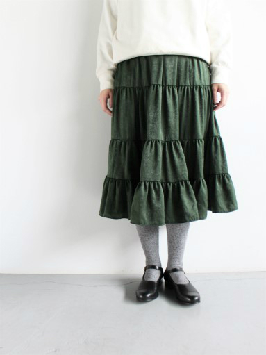 NEEDLES　Tiered Skirt - Poly Peach Sateen (LADIES)_b0139281_14475942.jpg