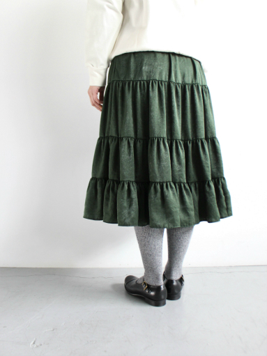 NEEDLES　Tiered Skirt - Poly Peach Sateen (LADIES)_b0139281_14493699.jpg