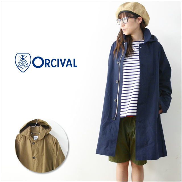 ORCIVAL[オーチバル・オーシバル] 80/2 先染ウェザー 2WAYコート WHC [RC-8868WHC] LADY\'S _f0051306_15401482.jpg