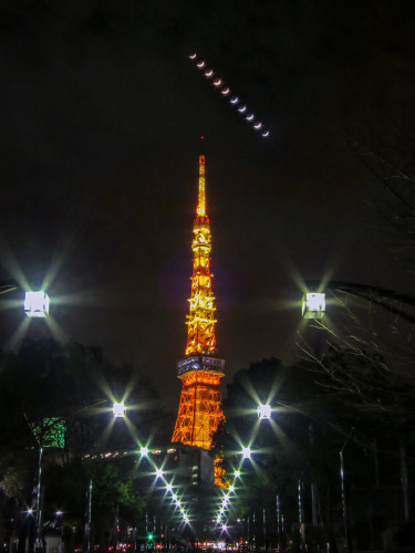 2018.2.20東京タワーと五日月(芝公園)_e0321032_12473755.jpg