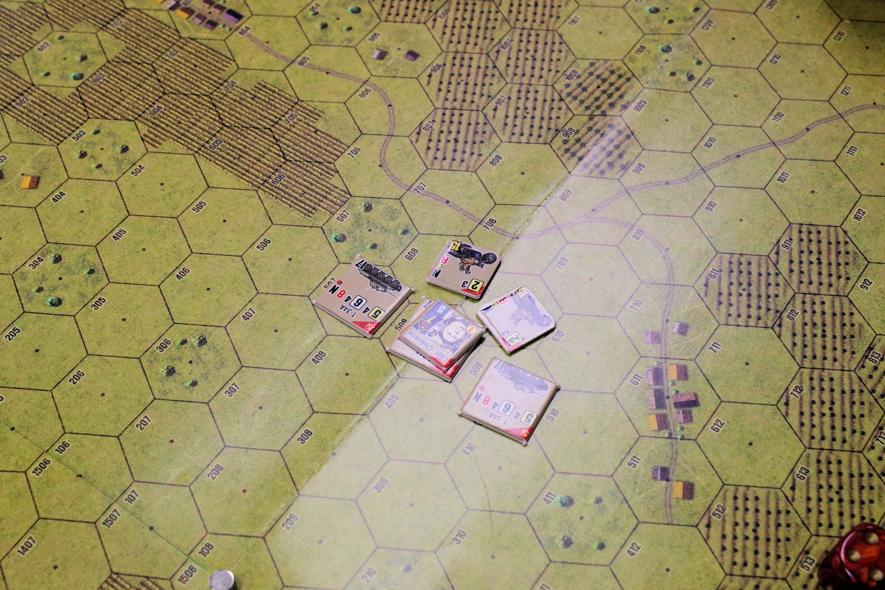 YSGA2月例会の様子その7 to Hell 東部戦線1941：1ユニット小隊レベル戦術戦闘ゲーム War