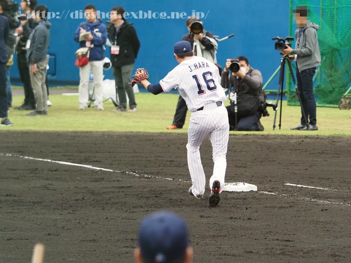 2018浦添キャンプ、原樹理投手（動画2）2/21練習試合に先発_e0222575_16105959.jpg