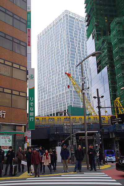 2月21日(水)の109前交差点_b0056983_11370234.jpg
