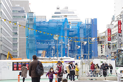 2月21日(水)の109前交差点_b0056983_11370382.jpg