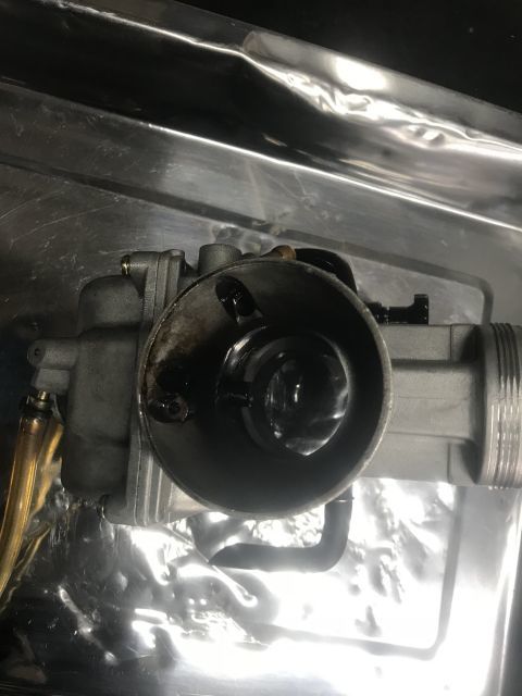 SR400 カスタム かち上げトランペットマフラー完成!_a0164918_17161246.jpg