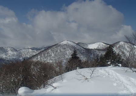 2018.2.21 加美町の鬢櫛（びんぐし）山に_a0344771_21031297.jpg