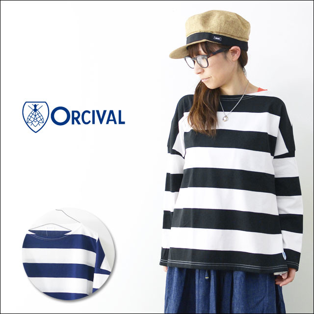 ORCIVAL[オーチバル・オーシバル] 40/2 WIDE LS TEE 6.5×6.5