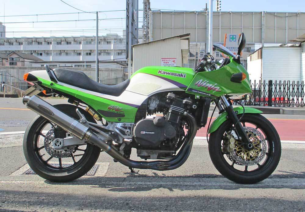 GPZ900R NINJA月木　当時物手曲げデクスターマフラー　ニンジャ