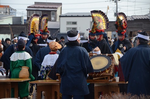 八戸えんぶり　1日目　まつりんぐ広場待機_c0299631_20402487.jpg