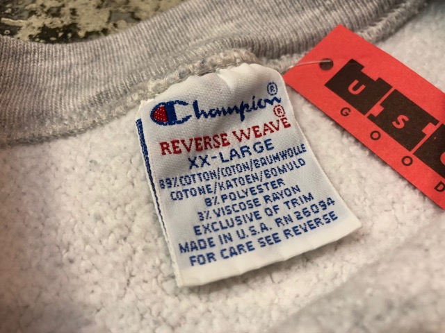 2月24日(土)大阪店スーペリア入荷!#7 Sweat編!Champion ReverseWeave!!_c0078587_12593034.jpg