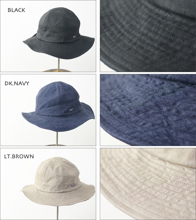 ORCIVAL[オーチバル・オーシバル] LINEN CLOTH HAT [RC-7146 LNP] リネンクロスハット MEN\'S/LADY\'S _f0051306_18254454.jpg