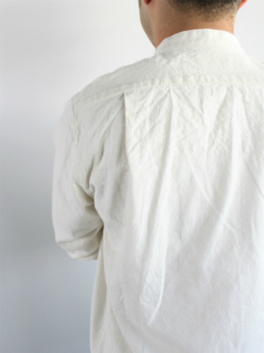 THE HINOKI　Linen Cotton Stand Up Collar Shirt_b0139281_15512053.jpg