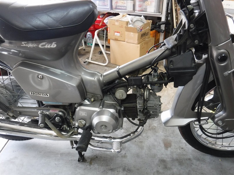 スーパーカブ90カスタム エンジンより異音。 : モーターヘッド サイクルショップ スーパーカブ90カスタム エンジンより異音。 : モーターヘッド サイクルショップ