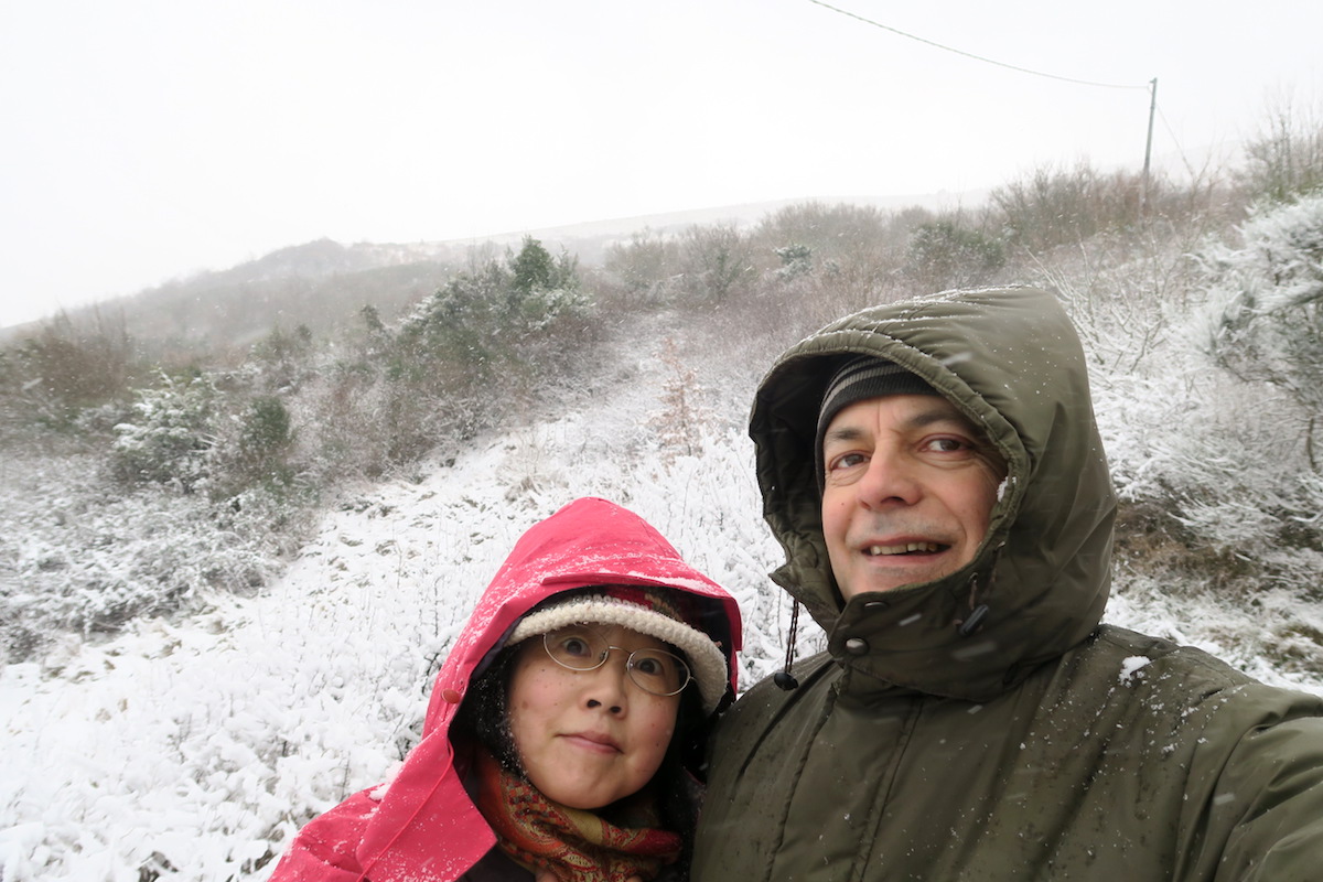 雪降り積もるテッツィオ山、イタリア ペルージャ_f0234936_756445.jpg