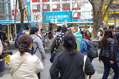 2月26日(月)の109前交差点_b0056983_16363504.jpg