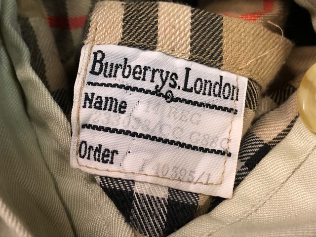 \"BURBERRYS\"Coat!!(大阪アメ村店)_c0078587_0532454.jpg