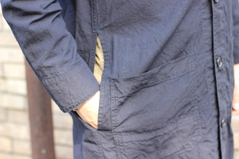 ANACHRONORM \"INDIGO SHOP COAT\" ANA344 ご紹介_f0191324_07303401.jpg