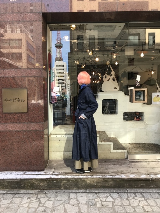 8ozデニムアビエイターオールインワンスカート : SAPPORO STAFF BLOG