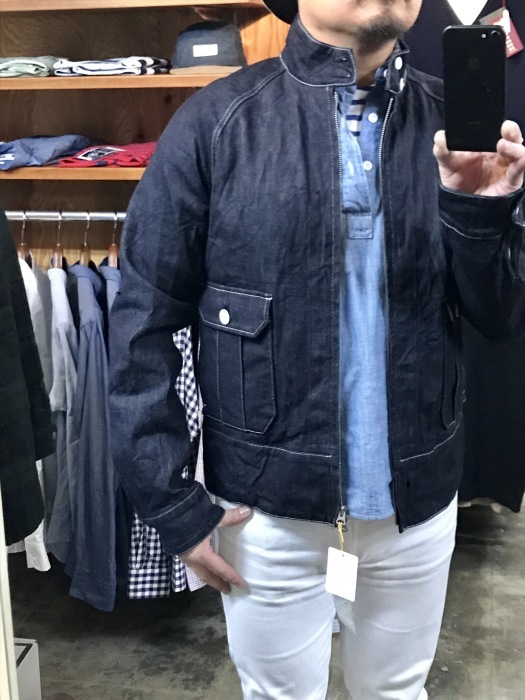 DENIM DRIZZLER JACKET (NEW) ・・・ By SOUND MAN_d0152280_21374250.jpg