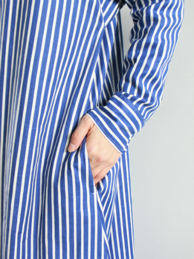 R&D.M.Co-　STRIPE LONG SHIRT (LADIES ONLY)_b0139281_17174438.jpg