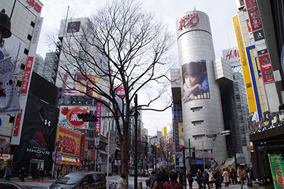 2月28日(水)の109前交差点_b0056983_15355529.jpg