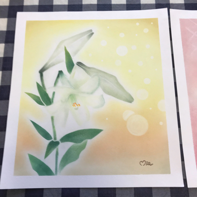 花音パステルアート教室 ゆり 千の花音 せんのはなおと 花音パステルアート教室 ゆり 千の花音 せんのはなおと