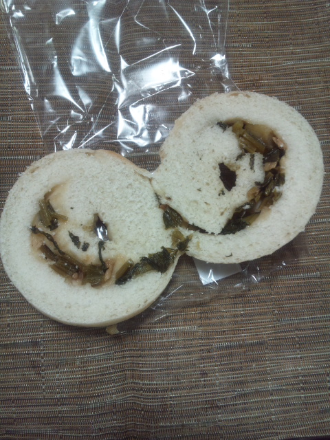 ぐるぐるや 野沢菜ごま油炒め_f0076001_016525.jpg