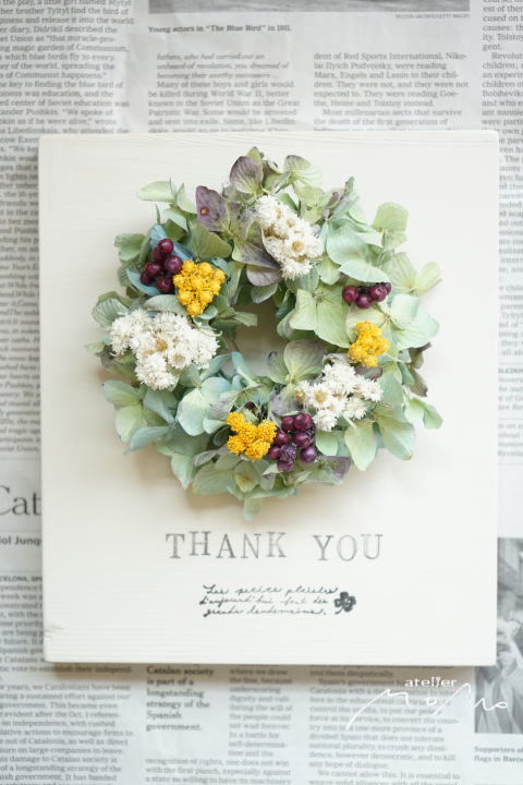 #紫陽花リース_a0136507_21263128.jpg