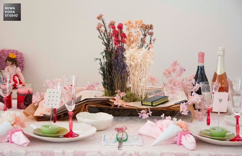 March 1, 2018 洋書のお花　Flowers from Book_a0307186_07485413.jpg