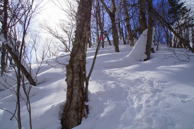 2018年2月28日(水)　盤渓山（標高604m）～奥盤渓山(標高675m)～三角山（標高700m）_a0345007_9365876.jpg