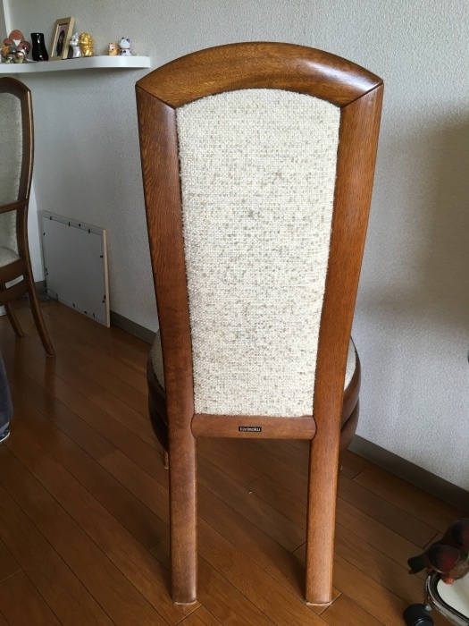 椅子生地張替 サンゲツ 埼玉県上尾市 京屋_e0243413_17181998.jpg