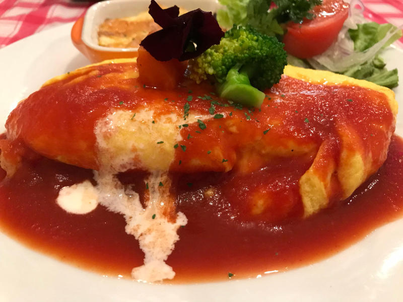 超とろとろオムライス&ナポリタン_a0359239_17123700.jpg