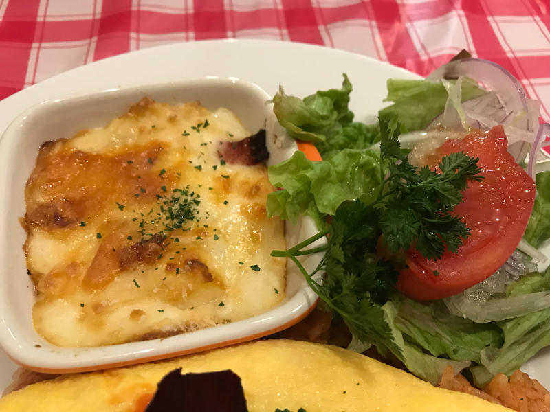 超とろとろオムライス&ナポリタン_a0359239_19440054.jpg