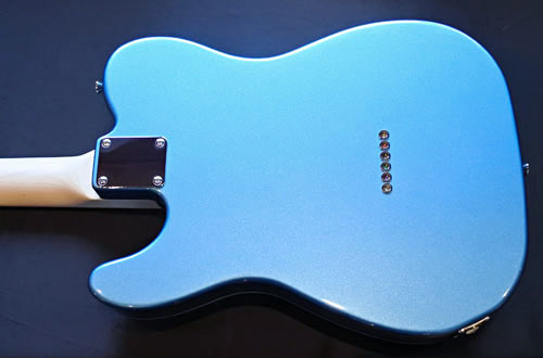 M指板の「Sadness Blue MetaのSTD-T 1本目」が完成!_e0053731_16544321.jpg