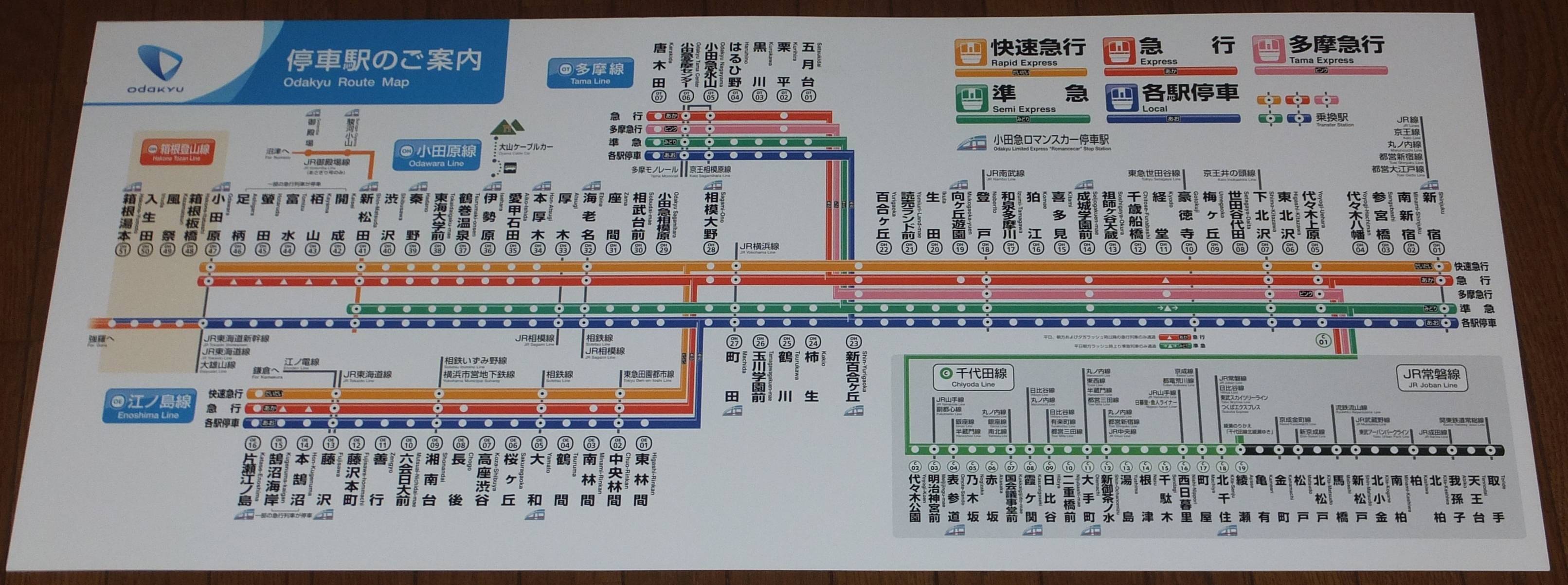 小田急 江ノ島 線 路線 図