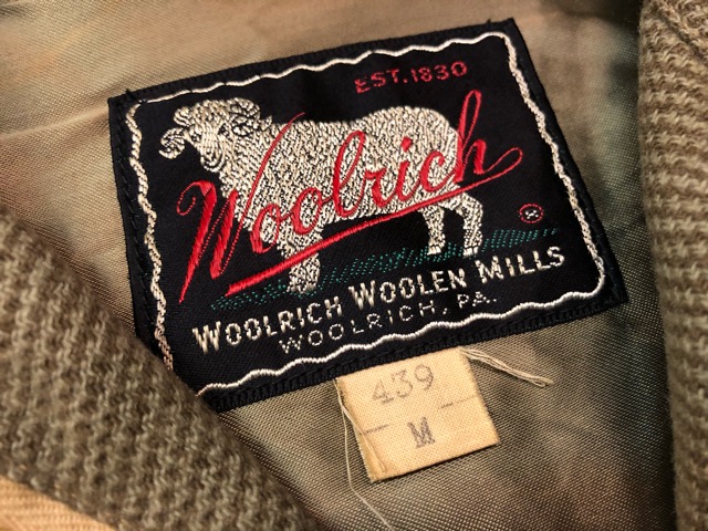 3月7日(水)大阪店ヴィンテージ入荷!#5 トラッド編!Woolrich&VinShirt!_c0078587_15585263.jpg