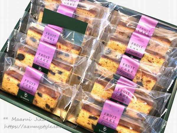 いただきもの 千疋屋総本店の フルーツケーキ まあるい時間 いただきもの 千疋屋総本店の フルーツケーキ まあるい時間
