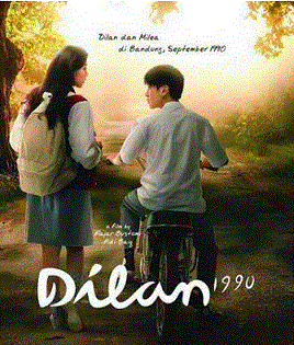 インドネシアの切手：\"Dilan 1990\"　映画大ヒット（600万人観客）記念切手_a0054926_19541990.gif